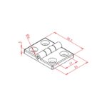 20x20 Menteşe (İnce Seri) Teknik