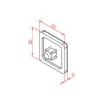 20x20 Profil Kapağı Teknik