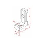 20x25 Gizli Köşe Bağlantı Parçası Teknik