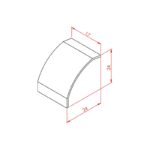 20x25 Köşe Bağlantı Kapağı - Geniş Teknik