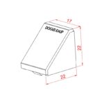 20x25 Köşe Bağlantı Kapağı - Geniş Yeni Teknik