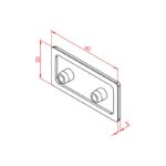 20x40 Profil Kapağı Teknik