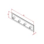 20x80 Profil Kapağı Teknik