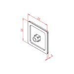 25x25 Profil Kapağı Teknik