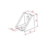 30x30 Geniş Köşe Bağlantı Parçası Teknik