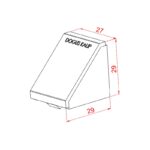 30x30 Köşe Bağlantı Kapağı - Geniş Teknik