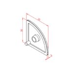 30x30 Radiuslu Profil Kapağı Teknik