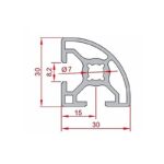 30x30 Radiuslu Sigma Profil Teknik