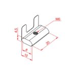 30x30 Yaylı Somun M6 - Dıştan K8 Teknik