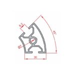30x45 Dereceli Profil Teknik