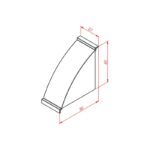 30x60 Köşe Bağlantı Kapağı - Uzun Teknik