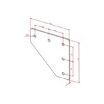 40X40 İki Yönlü Bağlantı Sacı Teknik