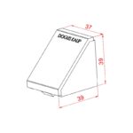 40x40 Köşe Bağlantı Kapağı - Geniş Teknik