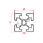 40x40 Super Light Sigma Profil Teknik