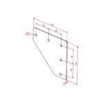 45x45 İki Yönlü Bağlantı Sacı Teknik
