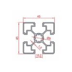 45x45 Süper Light Sigma Profil Teknik
