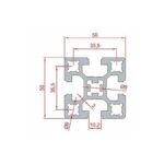 50x50 Ağır Sigma Profil Teknik