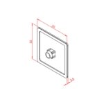 50x50 Profil Kapağı Teknik