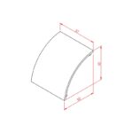 60x60 Köşe Bağlantı Kapağı - Geniş Teknik