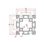 80x80 Ağır Sigma Profil Teknik