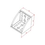 90x90 Geniş Köşe Bağlantı Parçası Teknik