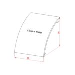 90x90 Köşe Bağlantı Kapağı - Geniş Teknik