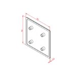 90x90 Profil Kapağı Teknik