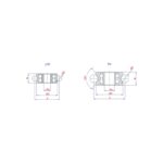 Çeli̇k Kapakli Rulman — RV 200 / 8 KDD Teknik