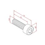 İmbus Cıvata M4x10 Teknik