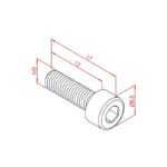 İmbus Cıvata M5x12 Teknik