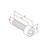 İmbus Cıvata M8x30 Teknik