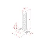 Saplamalı Tırtıllı Somun M6x60 - Kanal 10 Teknik