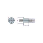 Trapez Vidalı Mil — TR 25-05 Teknik