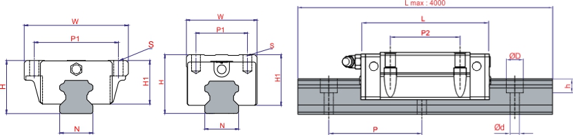 JJ GHH 30 CA — Bilyalı Araba Dar Yüksek teknik çizim